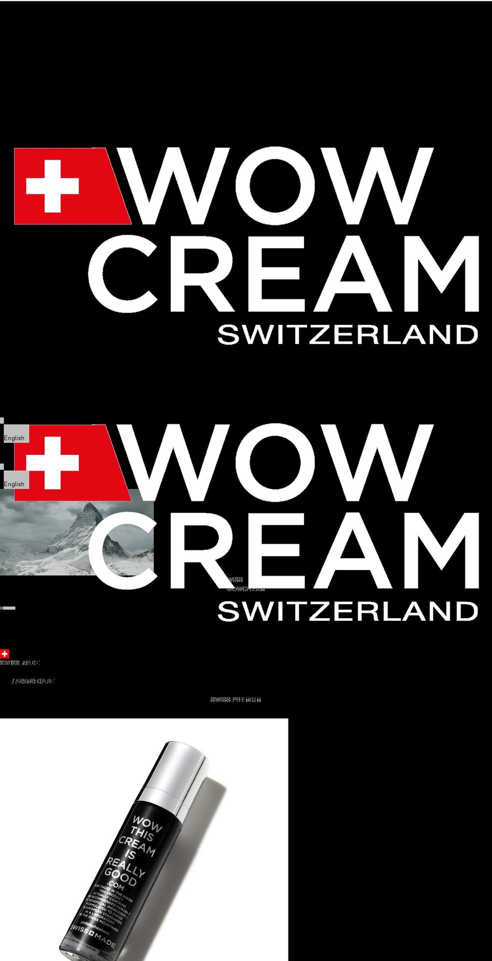 wowcream.jp shopify website screenshot