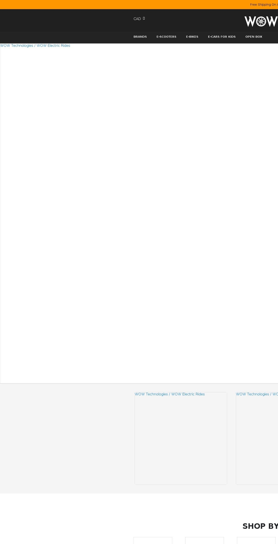wowentertainmentforlife.ca shopify website screenshot