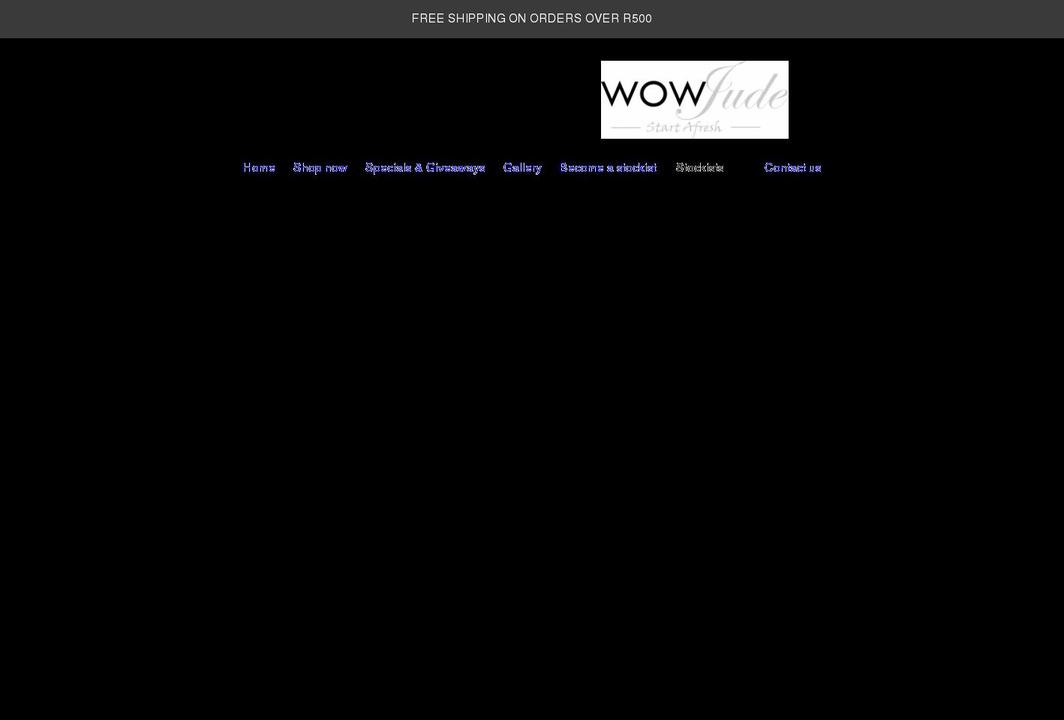 wowjude.co.za shopify website screenshot