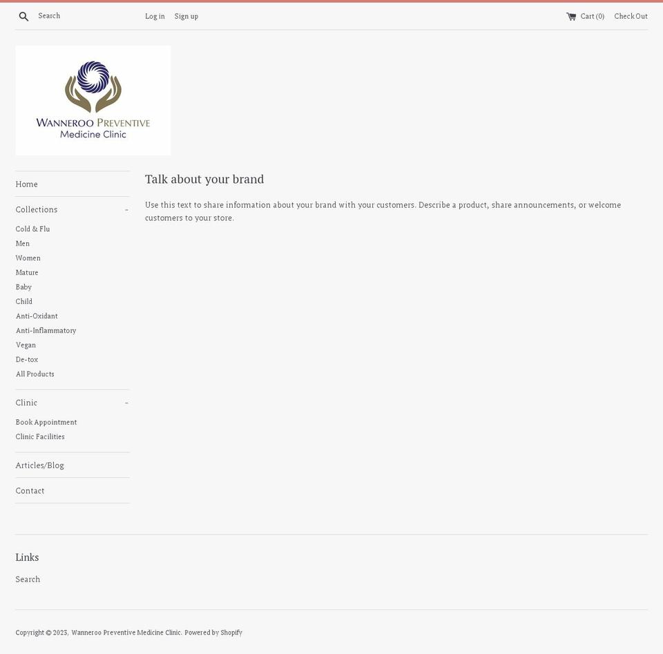 wpmclinic.com.au shopify website screenshot