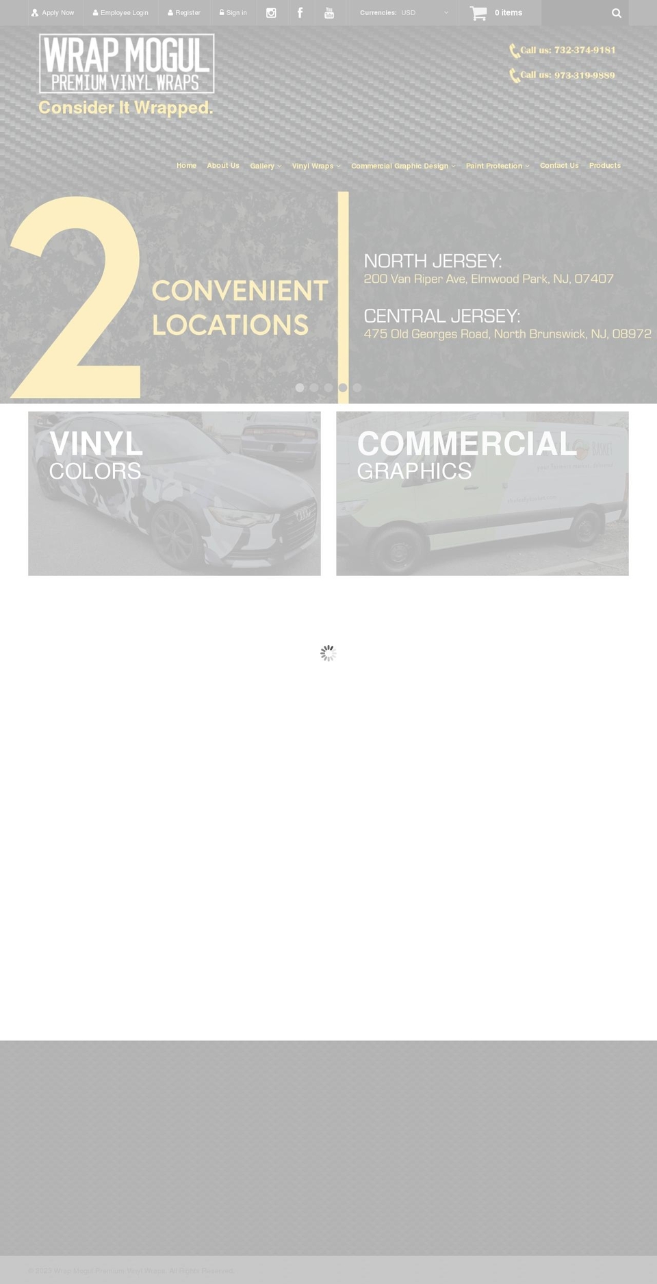 wrapmogul.com shopify website screenshot