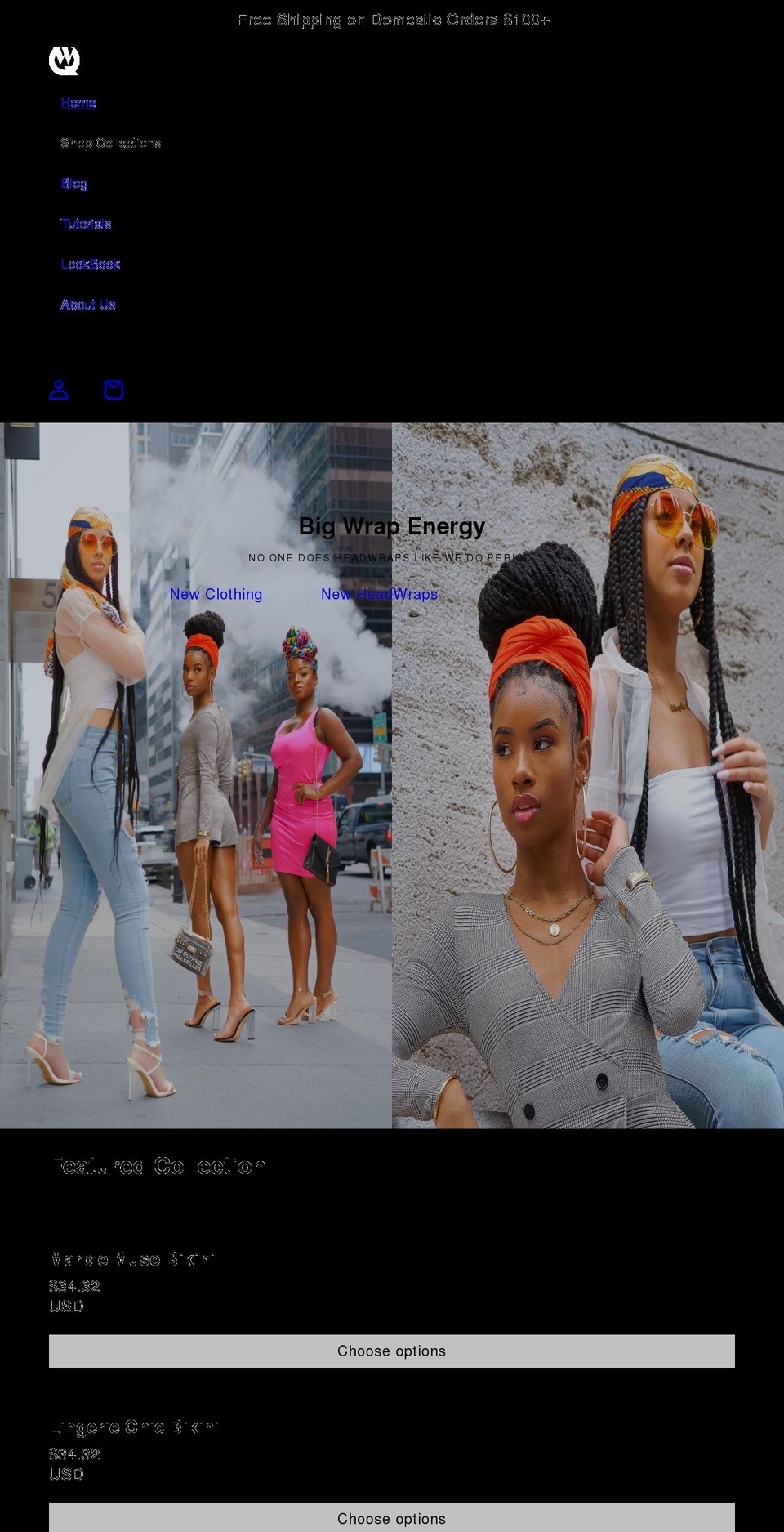 wrapqueen.com shopify website screenshot