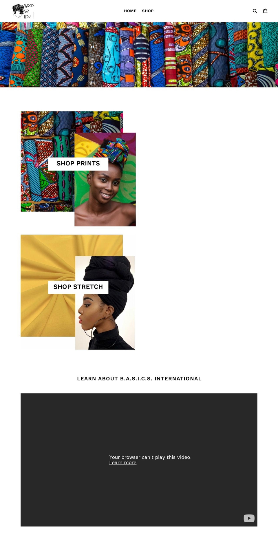 wrapsoeasy.com shopify website screenshot