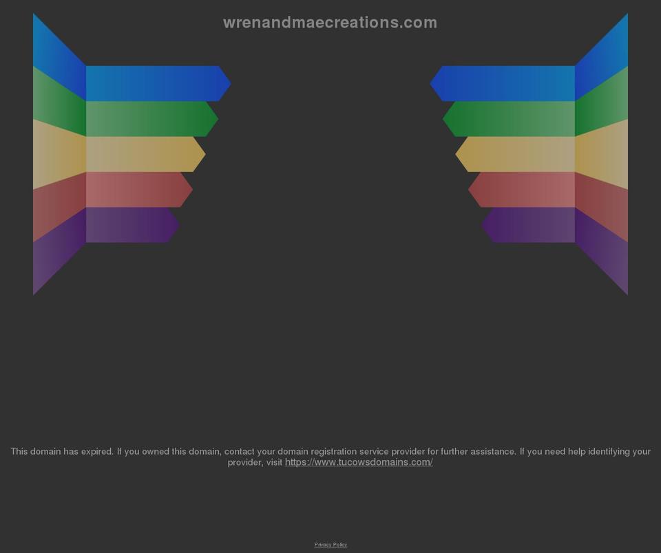 wrenandmaecreations.com shopify website screenshot