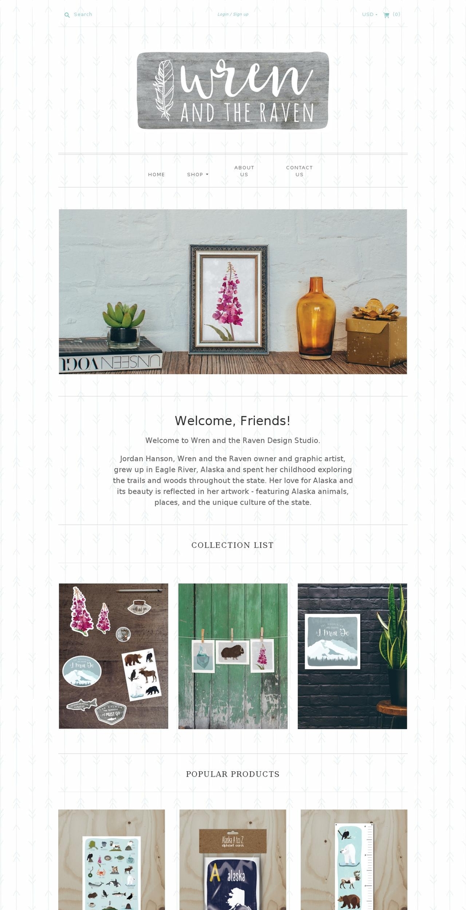 Editions Shopify theme site example wrenandtheraven.com