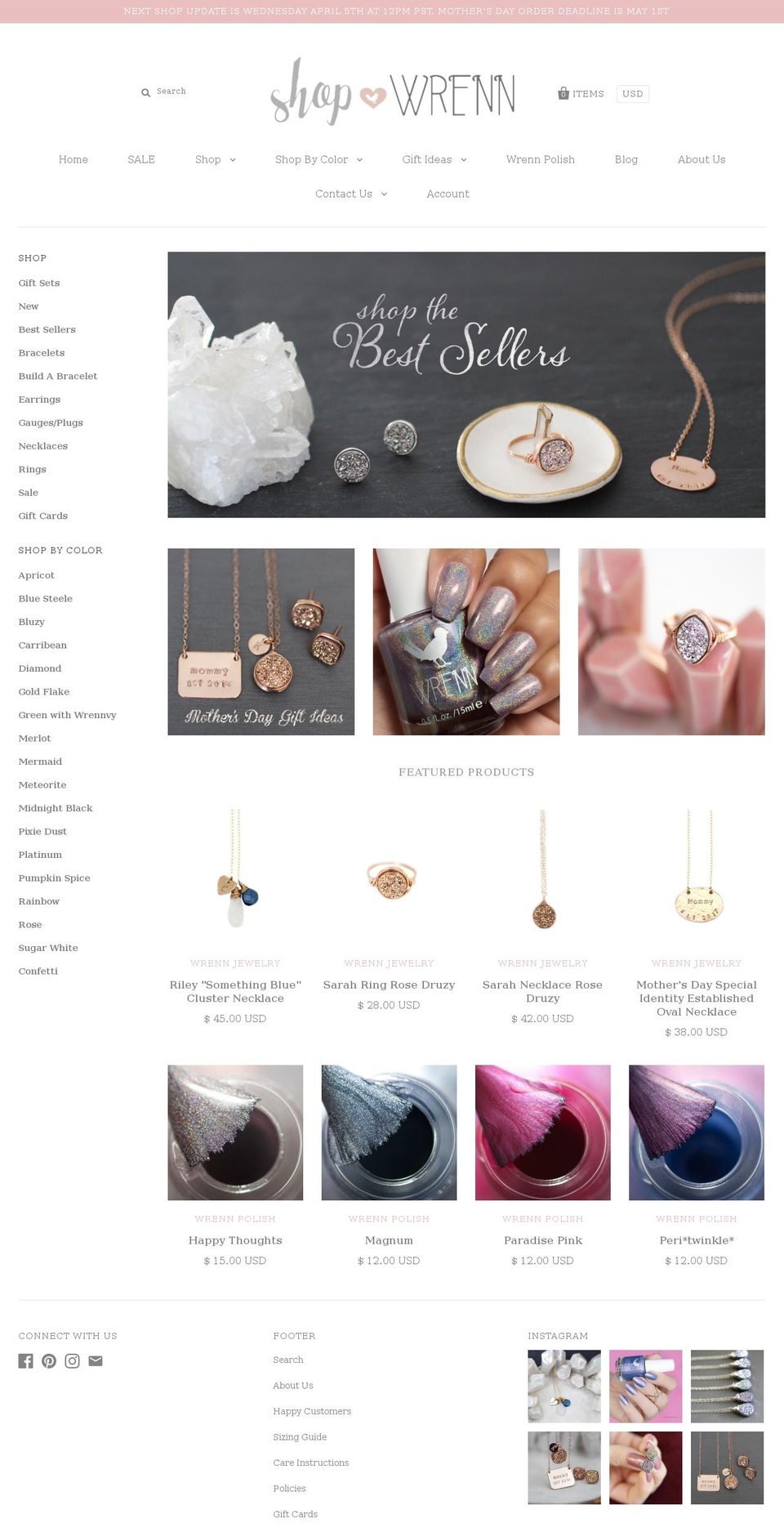 wrennpolish.com shopify website screenshot