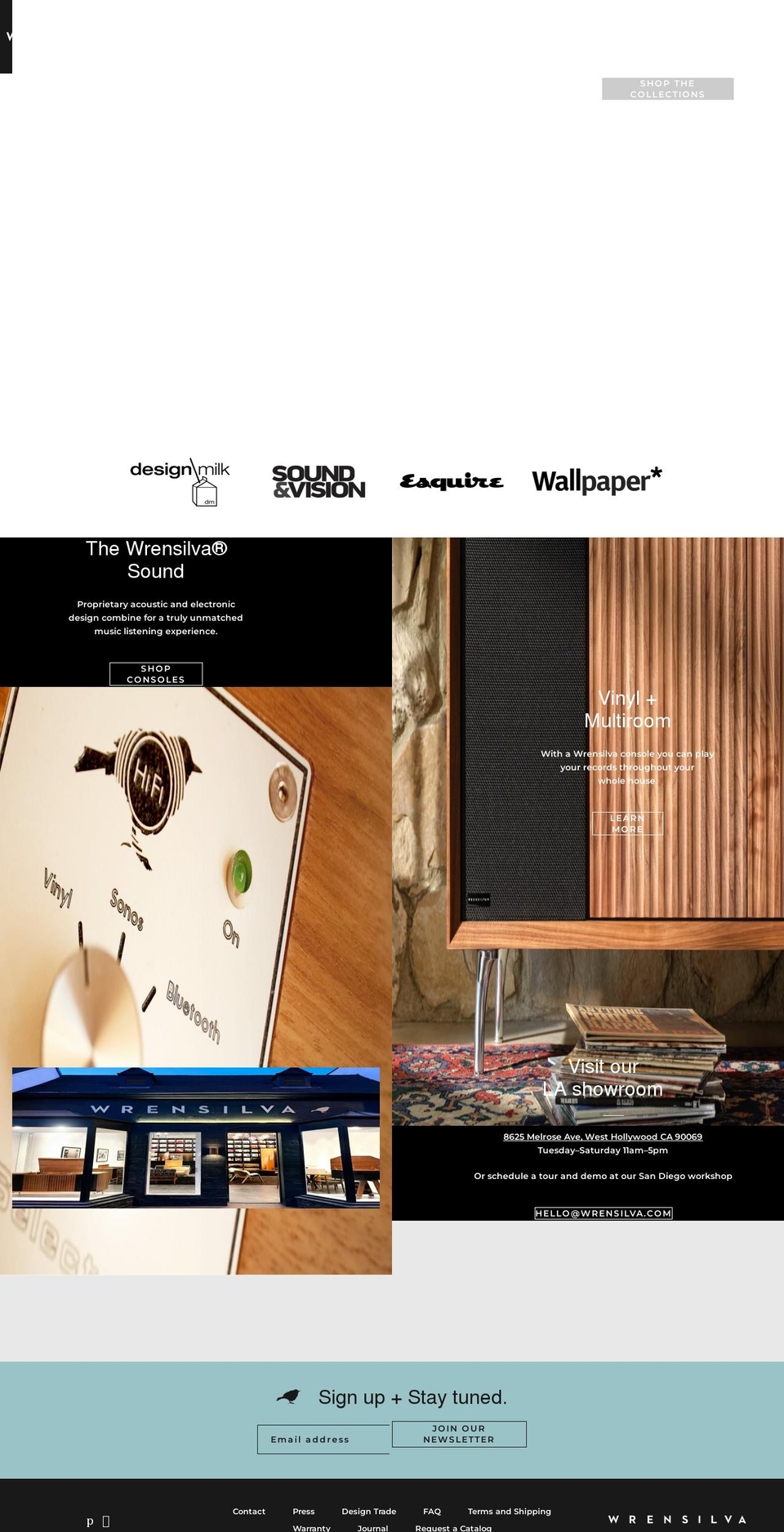 V - Live Shopify theme site example wrensilva.com