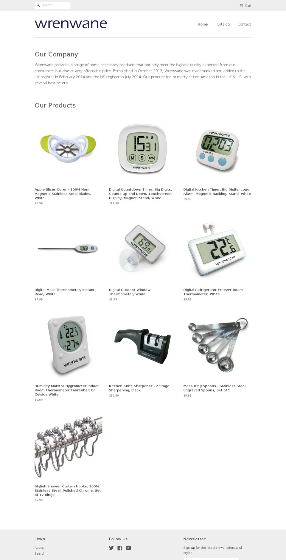 wrenwane.com shopify website screenshot