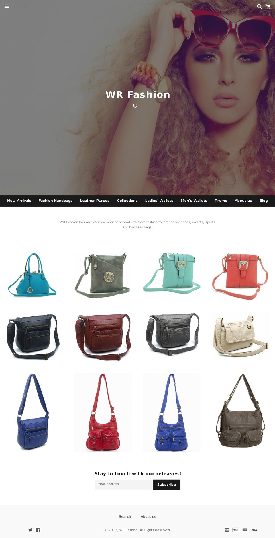wrfashion.com shopify website screenshot