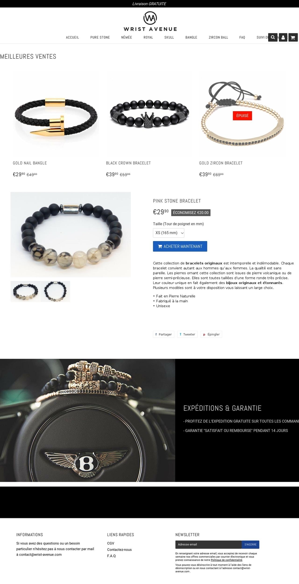 speedfly-- Shopify theme site example wrist-avenue.com