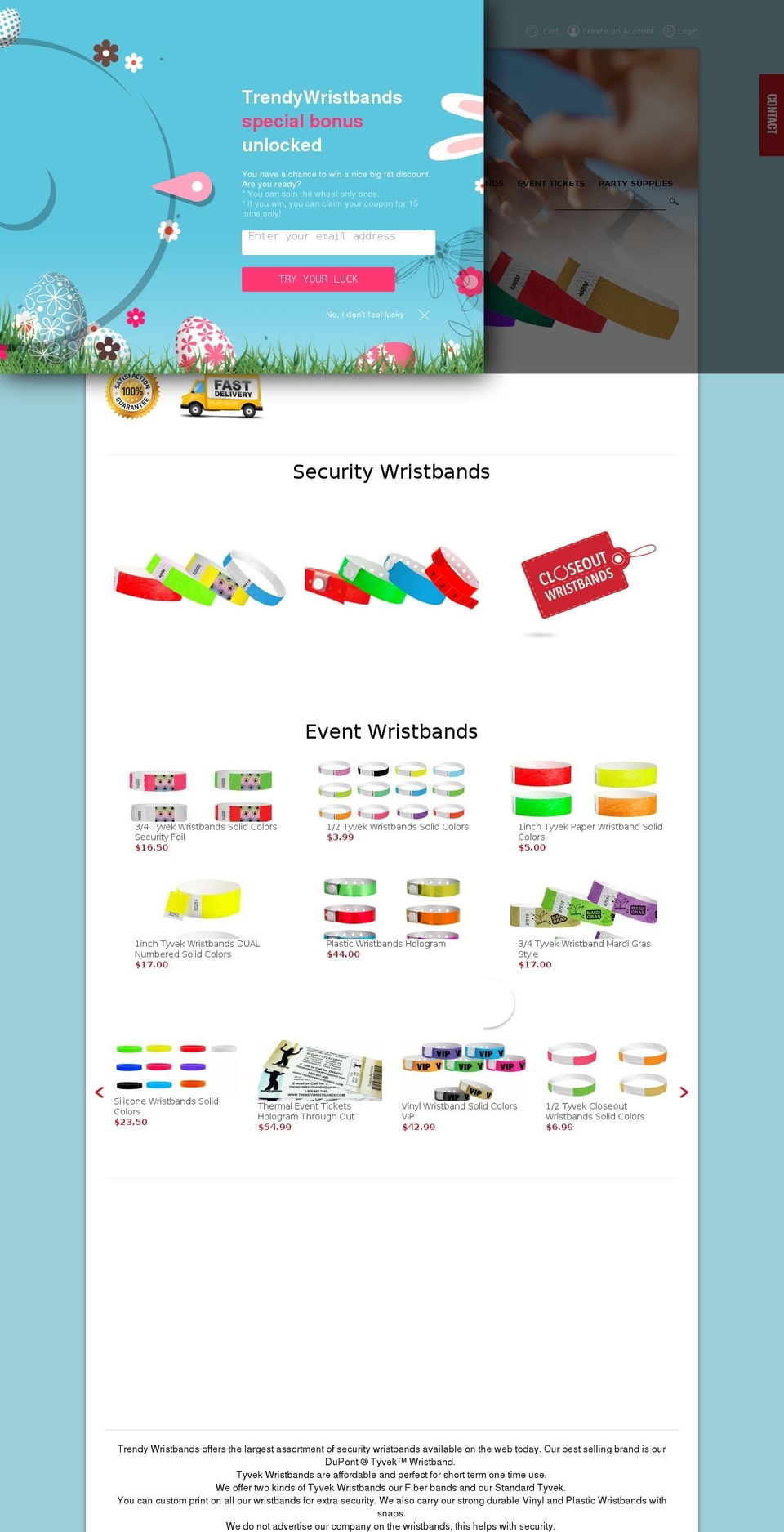 Trendy new home 2\/8\/17 Shopify theme site example wristbandsareus.net