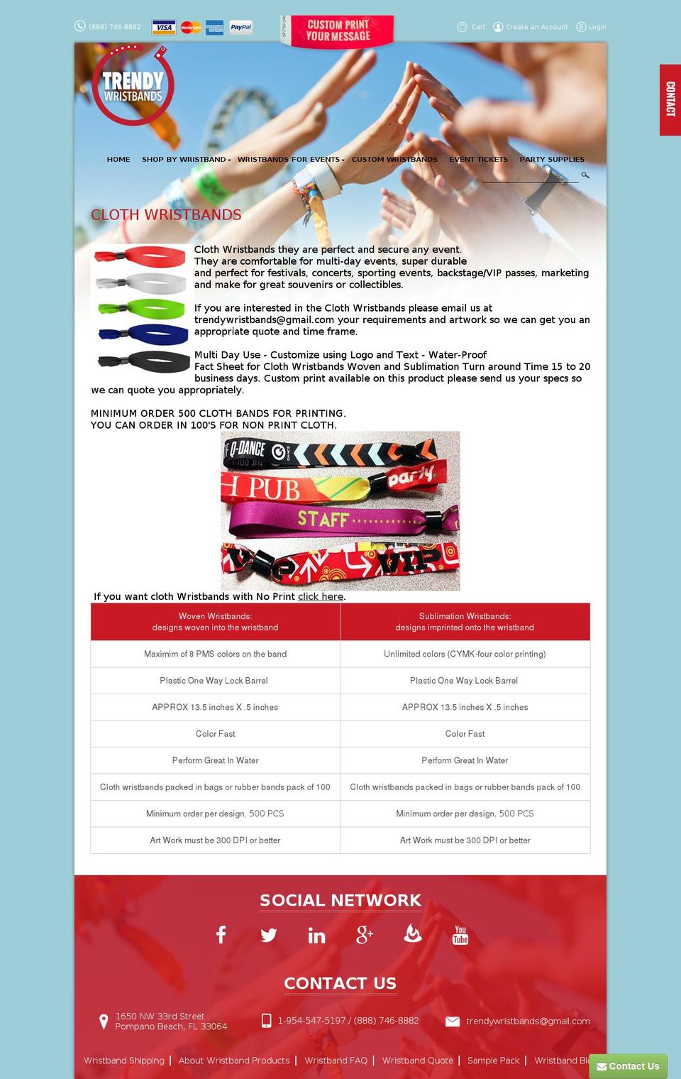 Trendy new home 2\/8\/17 Shopify theme site example wristbandscloth.com