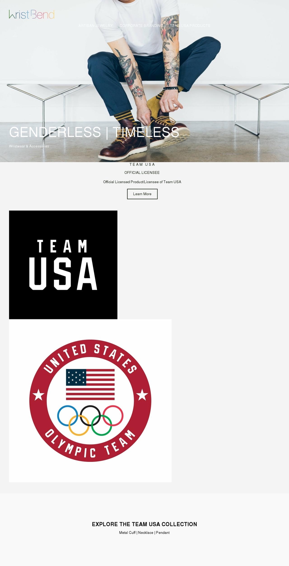 wristbend.com shopify website screenshot