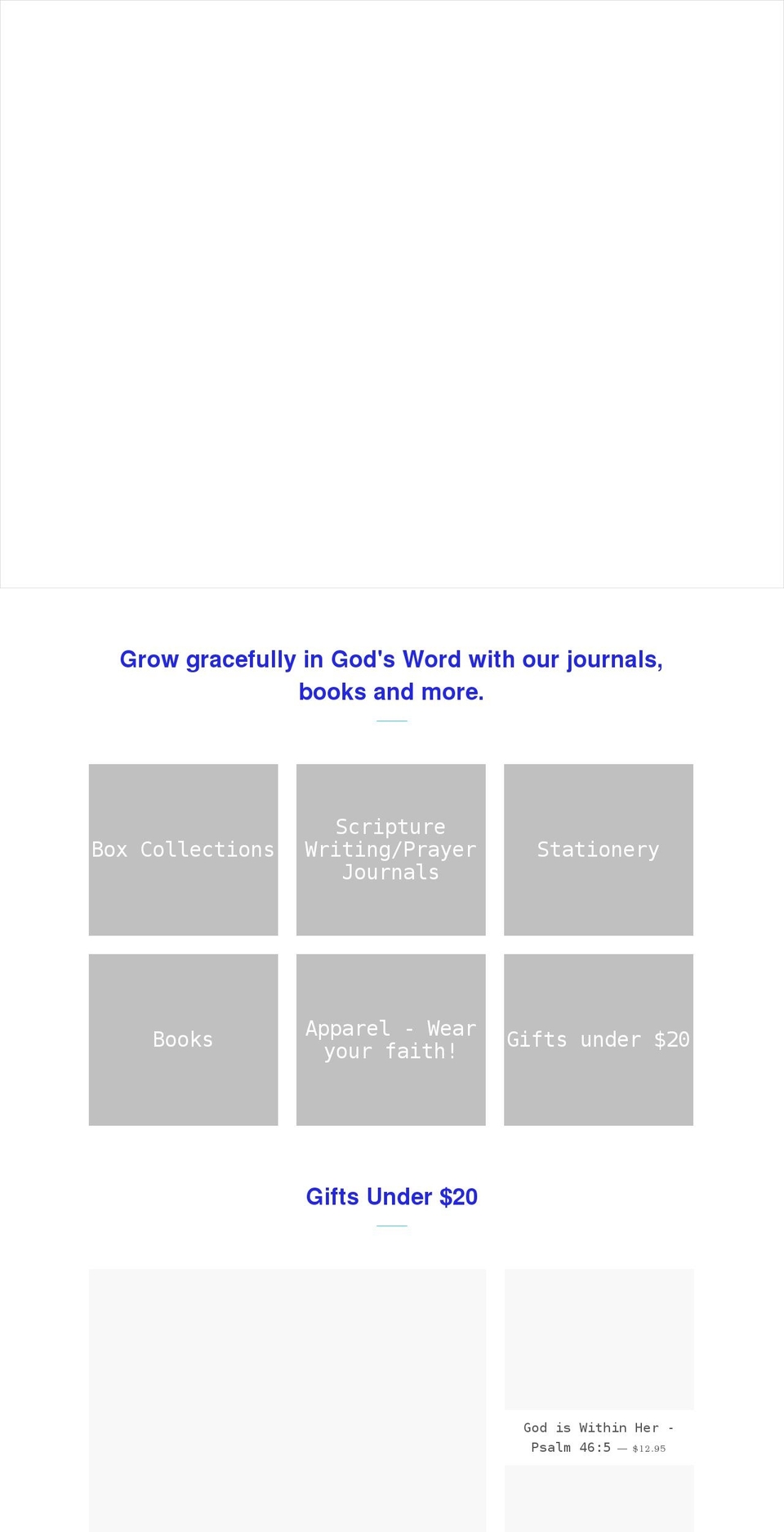 writelistenpray.com shopify website screenshot