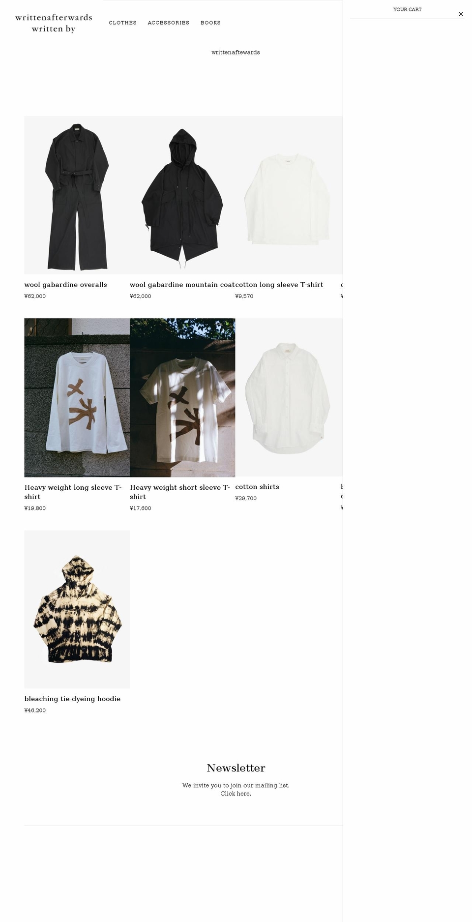 writtenbyby.com shopify website screenshot