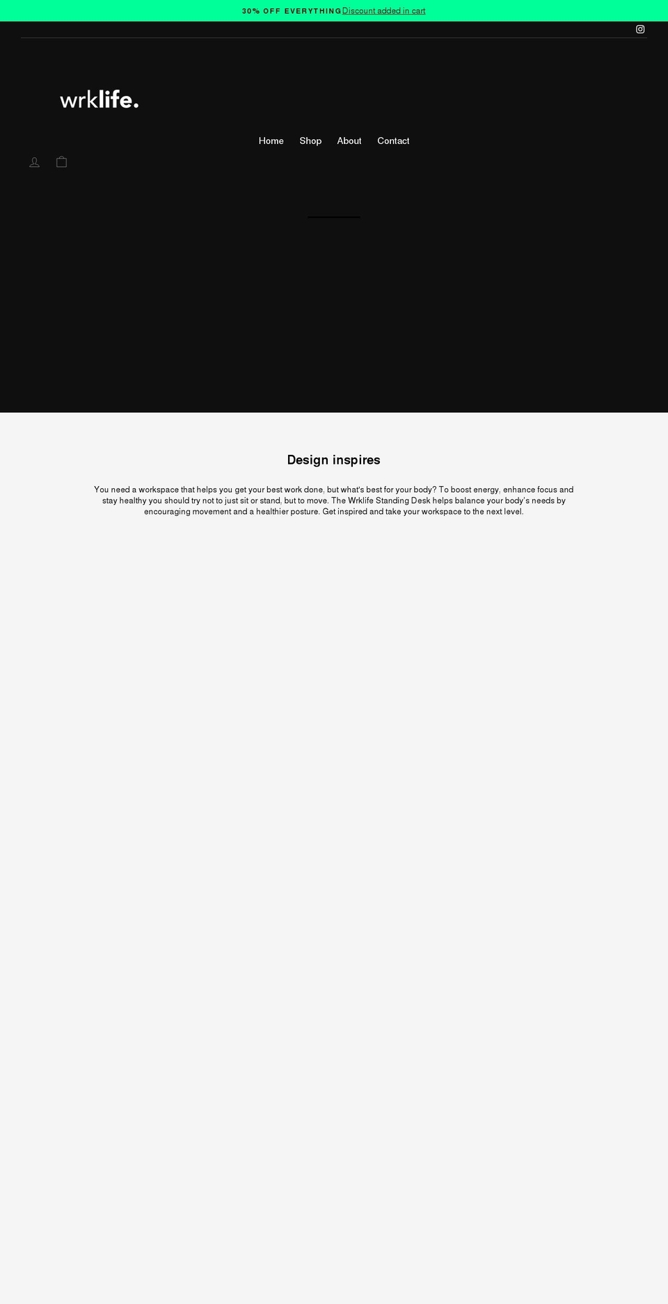 wrklife.co.uk shopify website screenshot