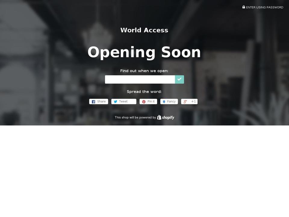 wrldaxs.com shopify website screenshot
