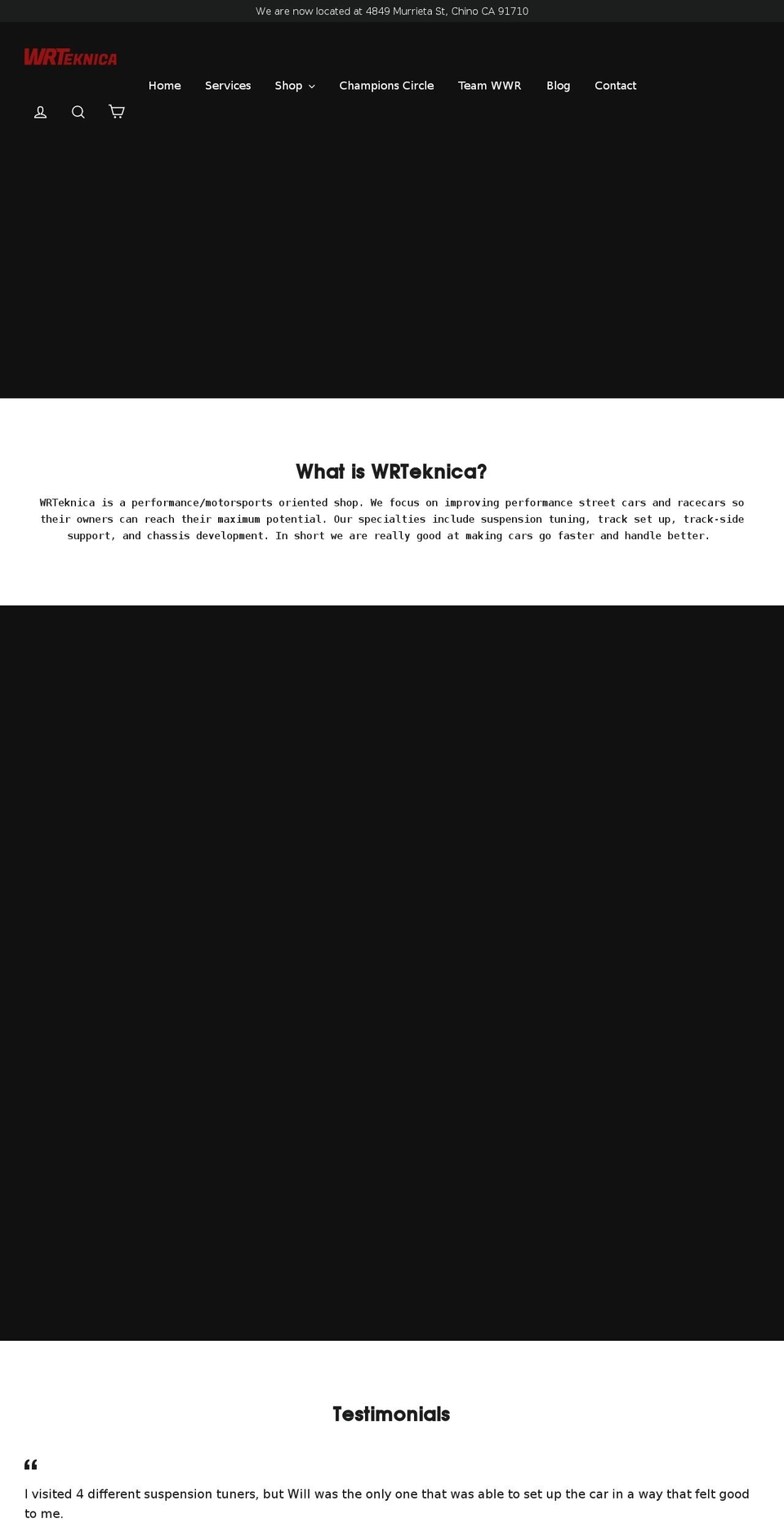 wrteknica.com shopify website screenshot