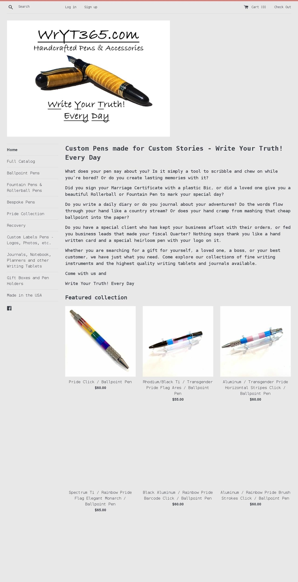 wryt365.com shopify website screenshot