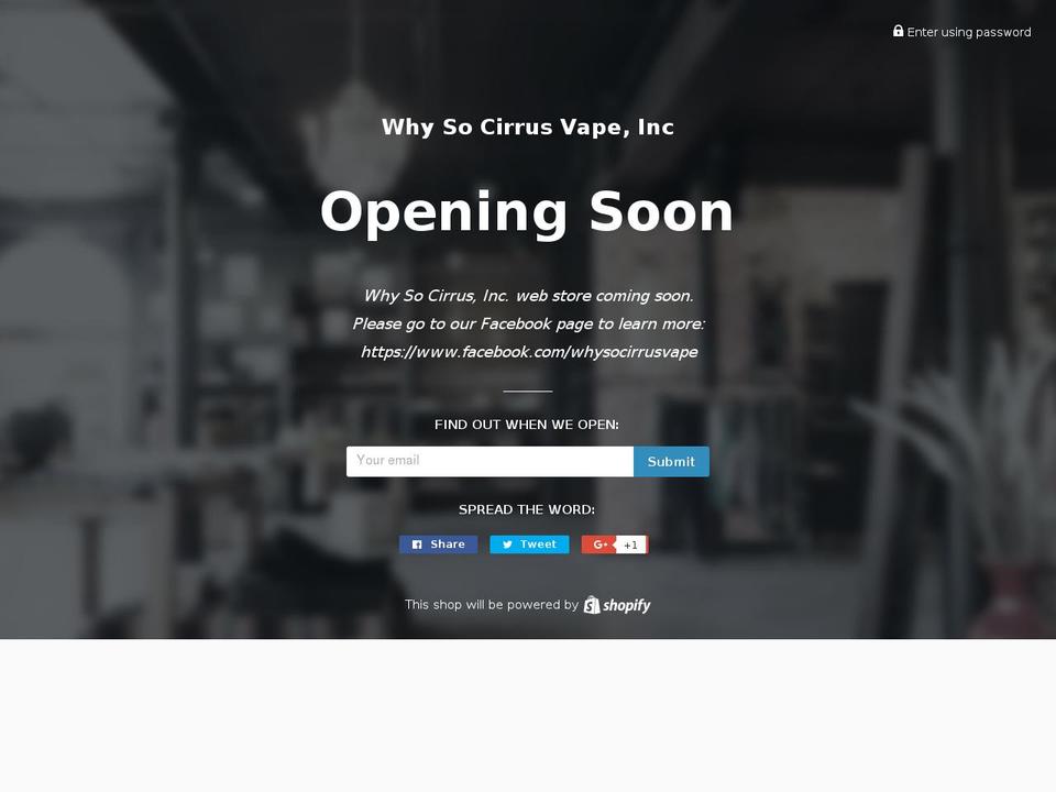 wscvape.com shopify website screenshot