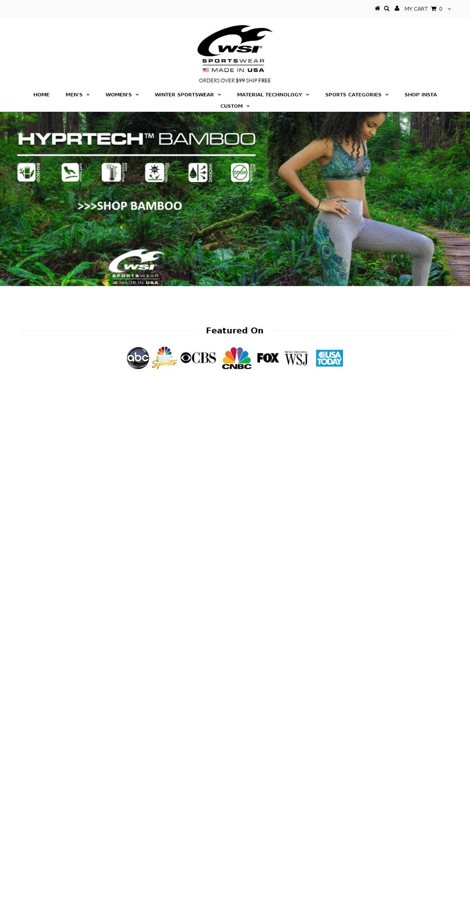 wsisports.com shopify website screenshot
