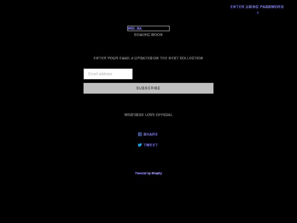 wslba.com shopify website screenshot