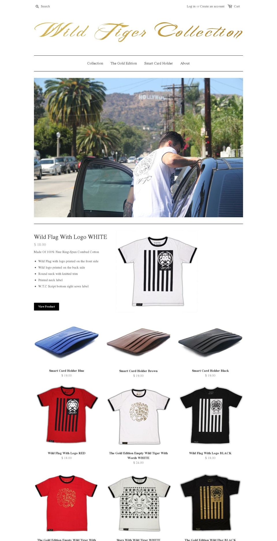 wtcollection.com shopify website screenshot