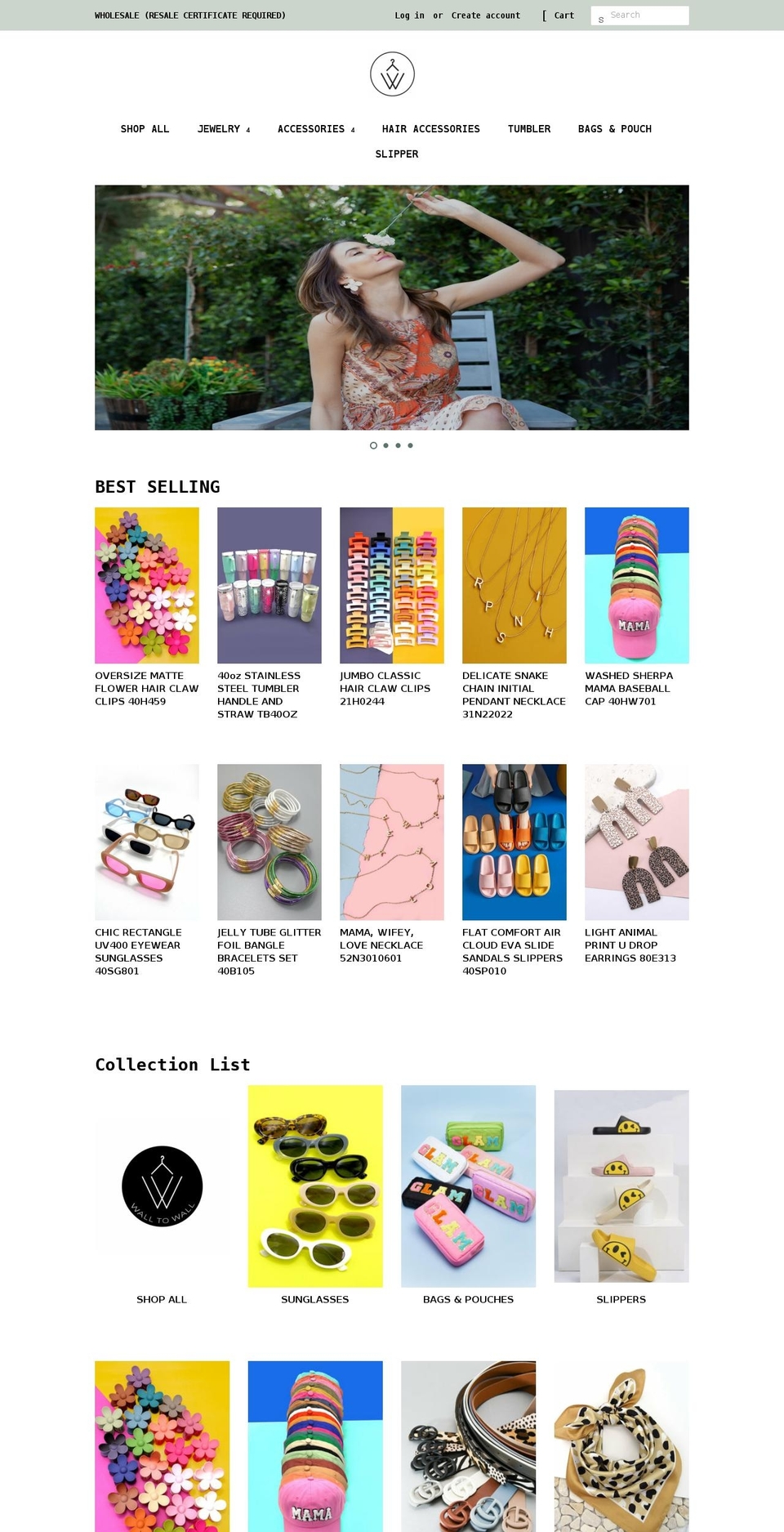 wtowaccessories.com shopify website screenshot