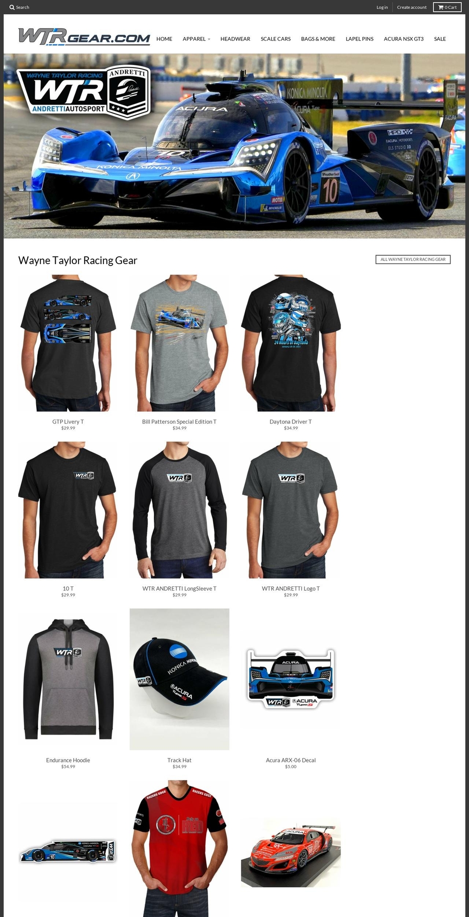 wtrgear.com shopify website screenshot