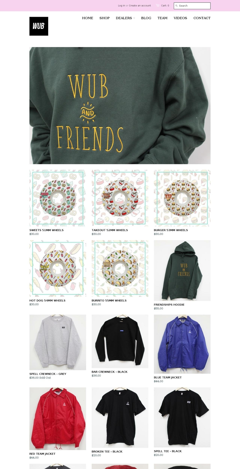 wubwheelcompany.com shopify website screenshot
