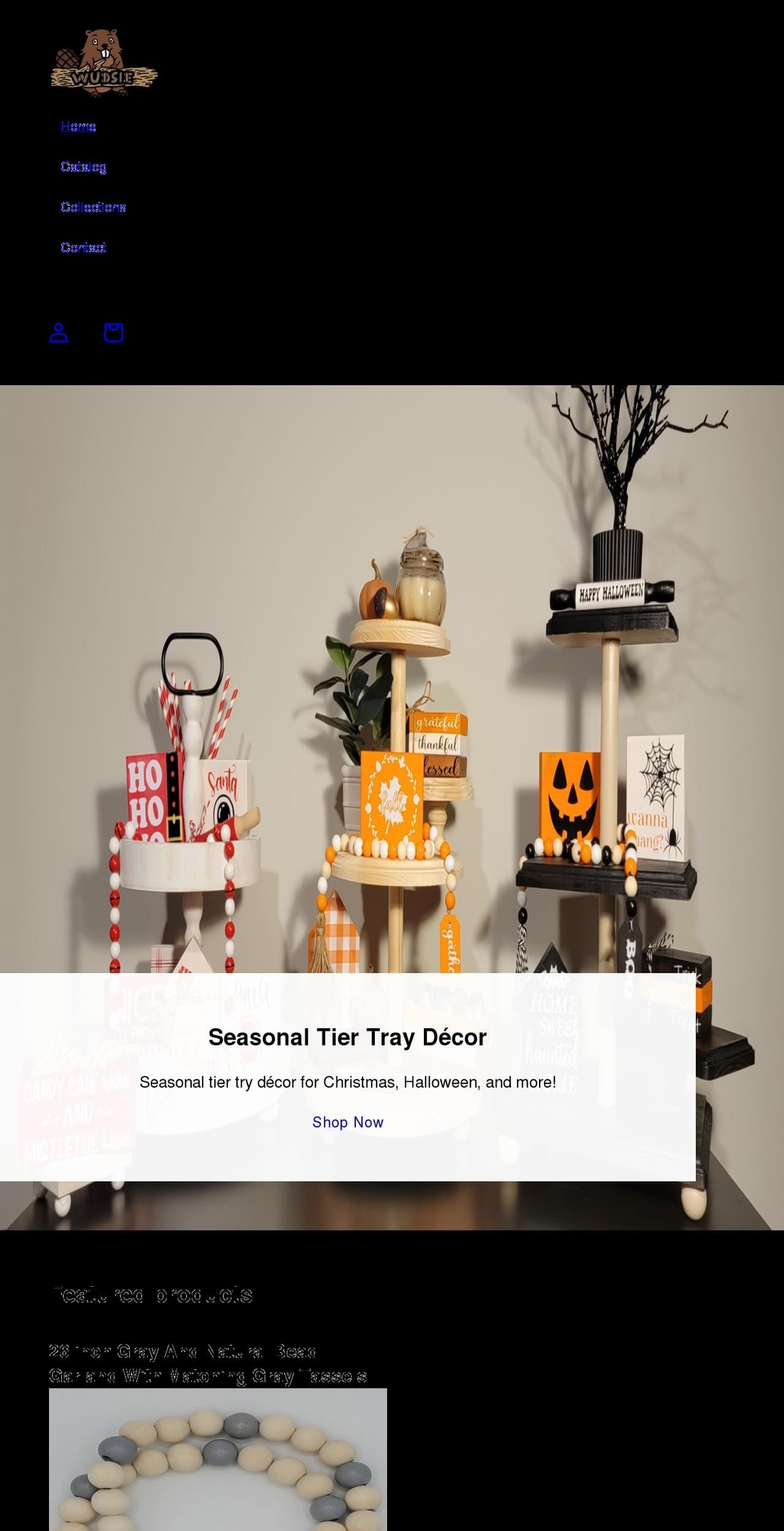 wudsie.com shopify website screenshot