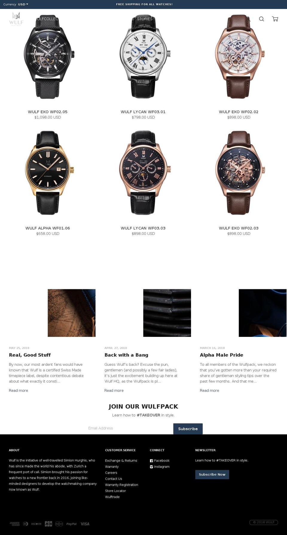 Copy of Ira Shopify theme site example wulfcollection.com