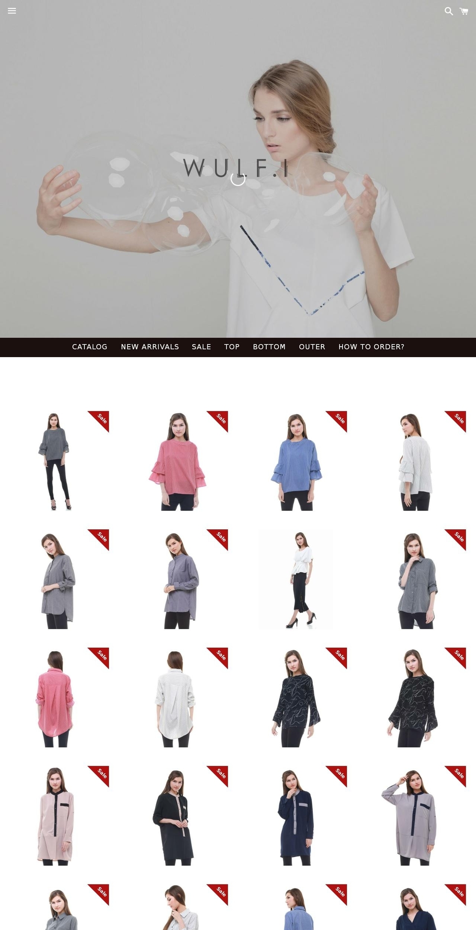 wulfistore.com shopify website screenshot