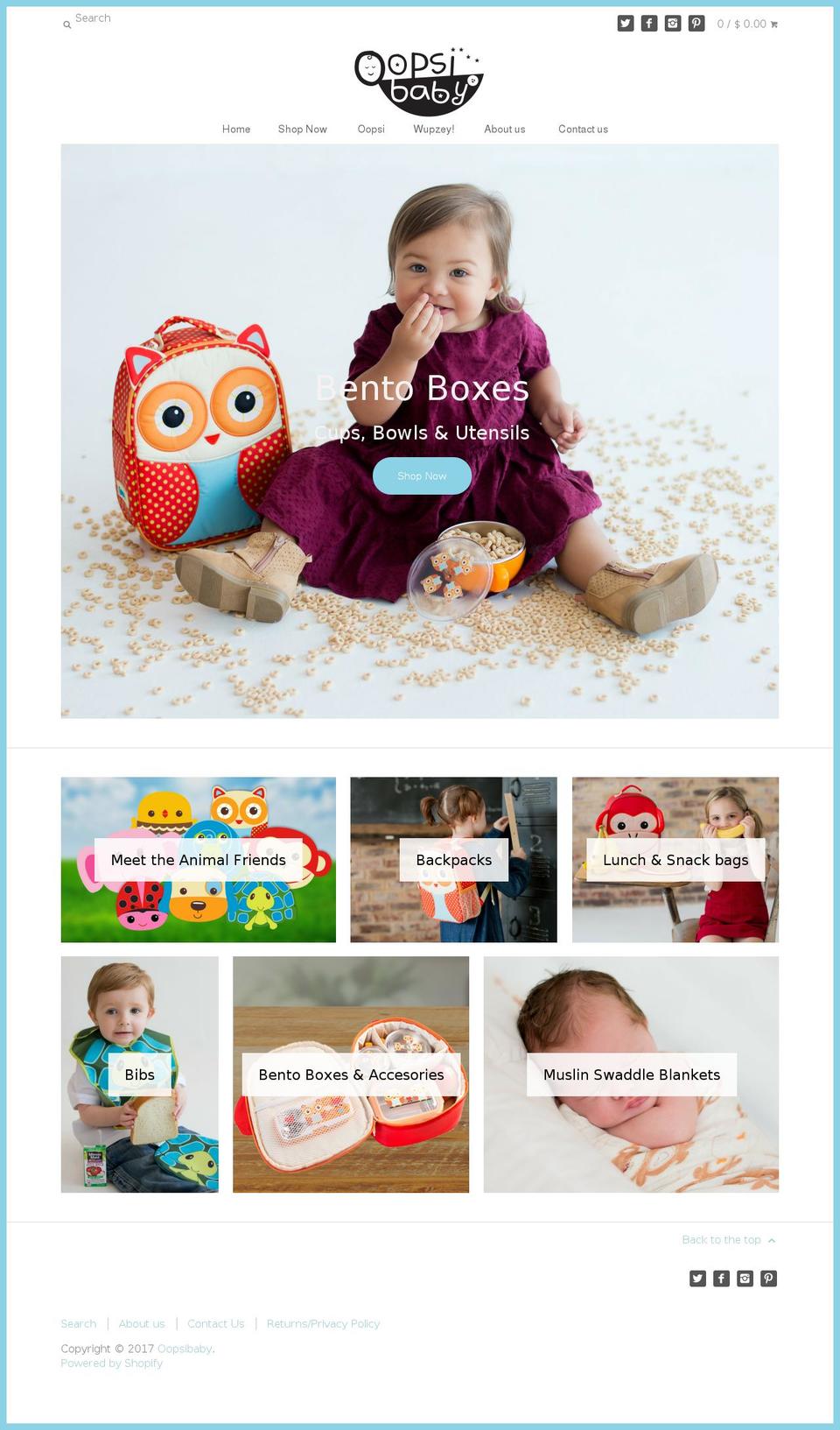 wupzey.com shopify website screenshot