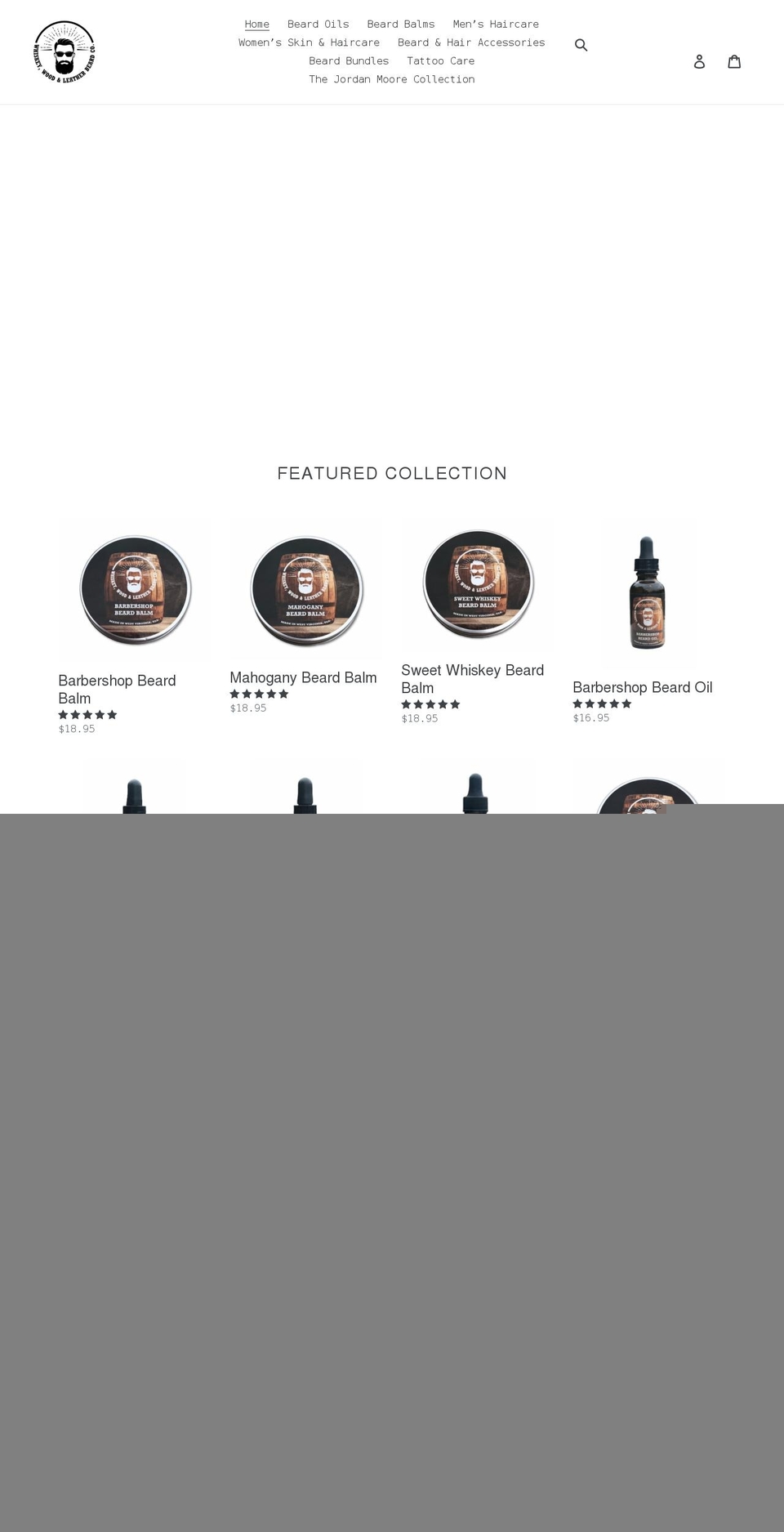 wwlbeardco.com shopify website screenshot