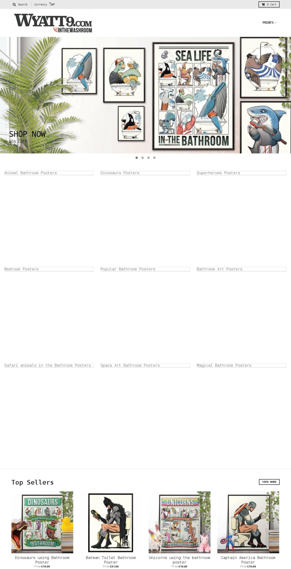 wyatt9.com shopify website screenshot