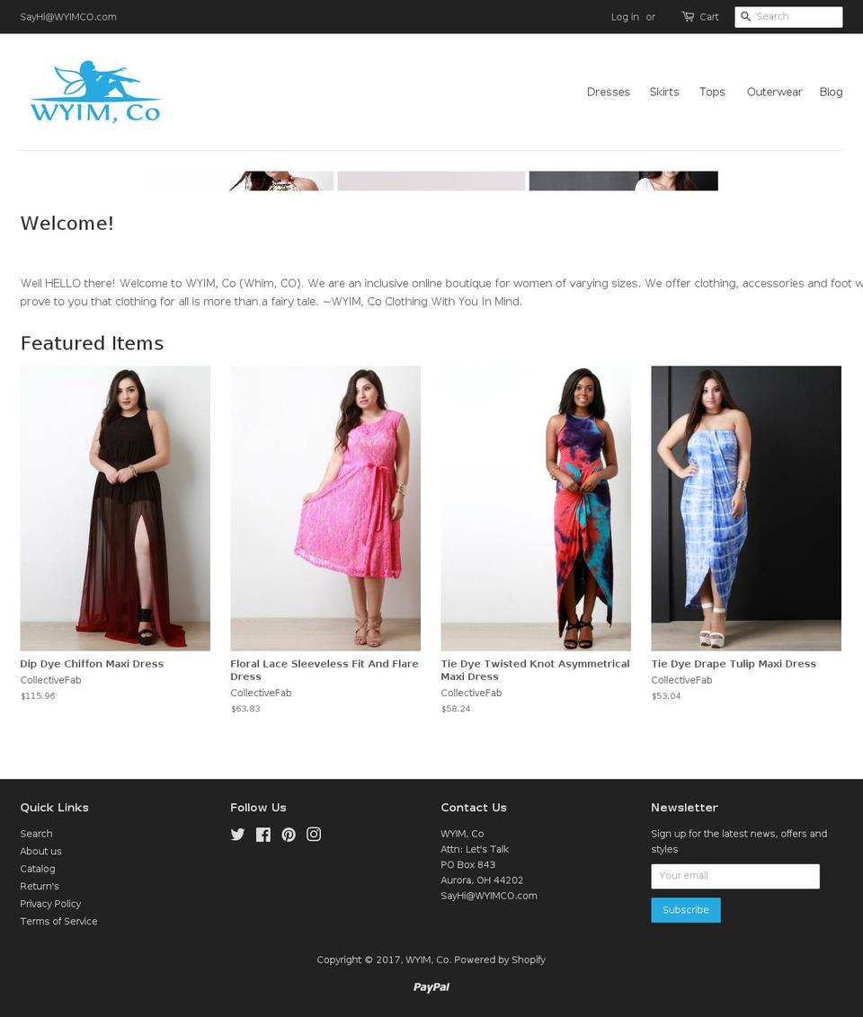 wyimco.com shopify website screenshot
