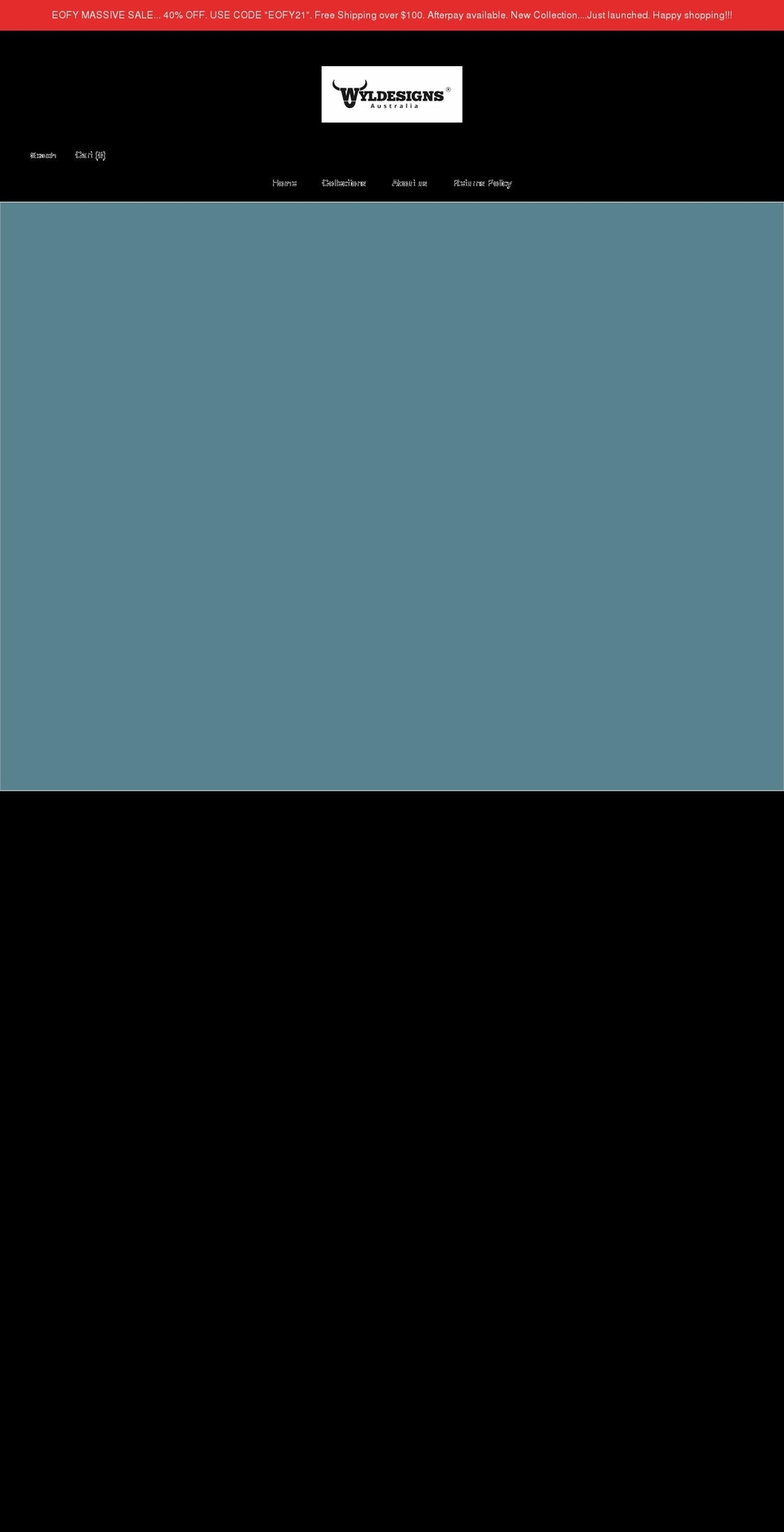 wyldesignsau.com shopify website screenshot