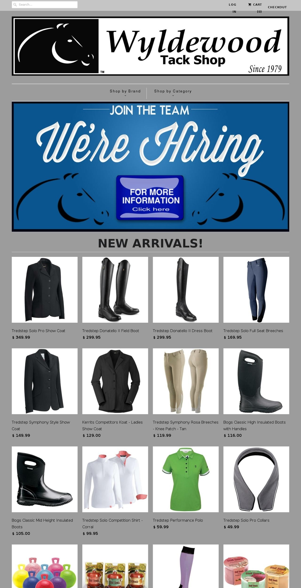 wyldewest.com shopify website screenshot