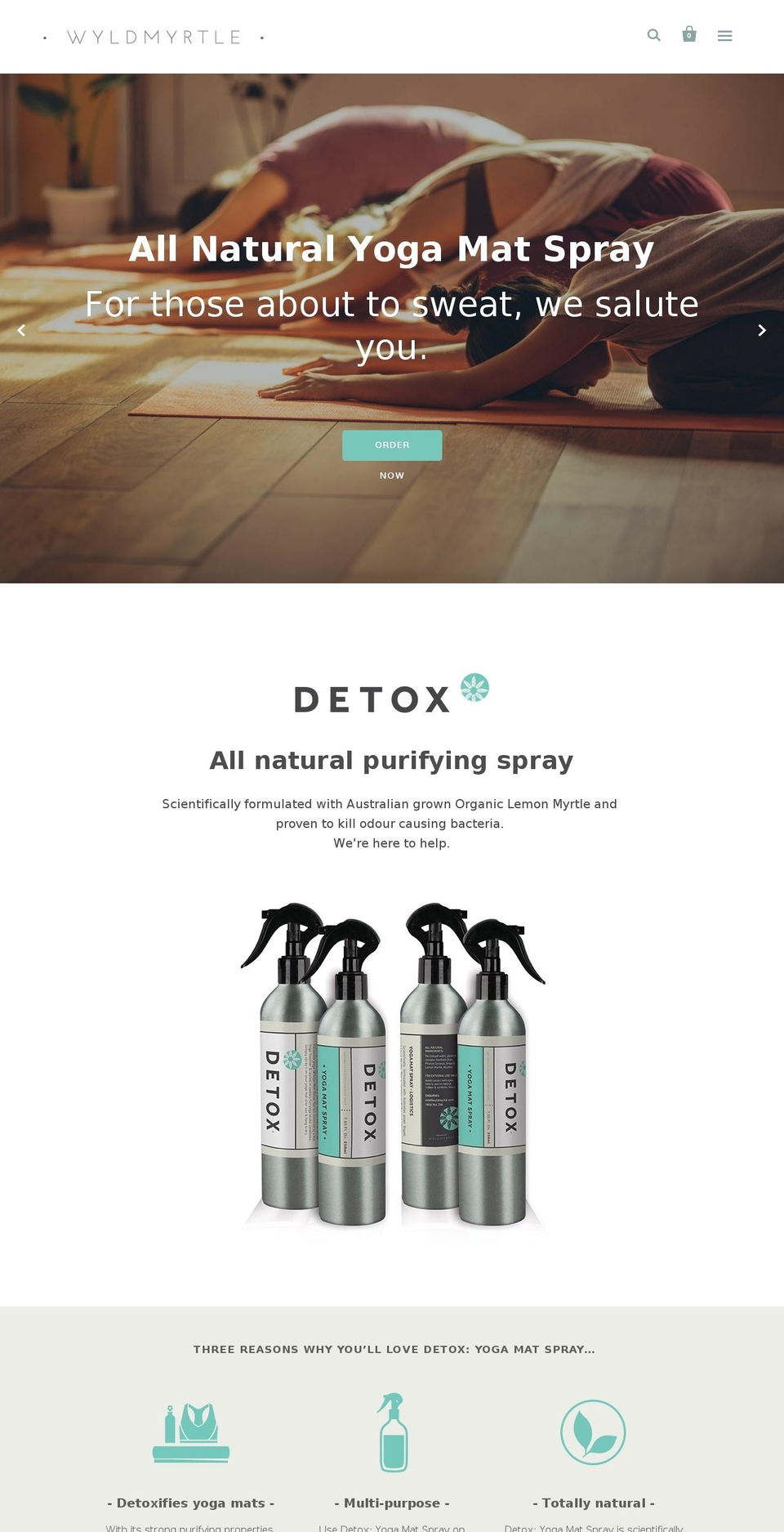 wyldmyrtle.com shopify website screenshot