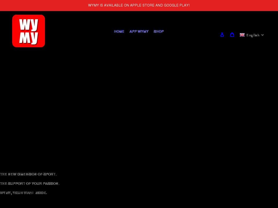 wymy.fit shopify website screenshot