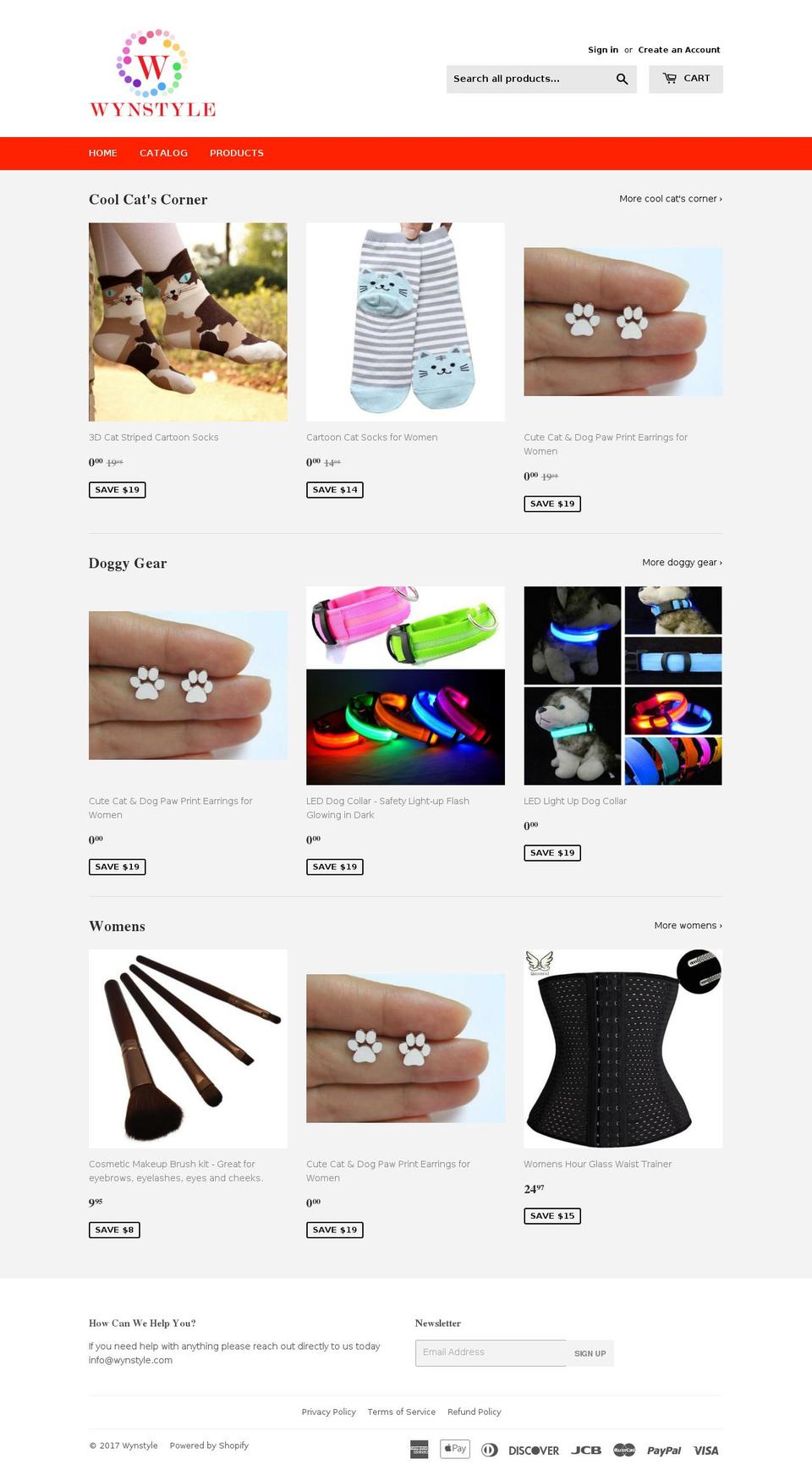COLORBLOCK Shopify theme site example wynstyle.com