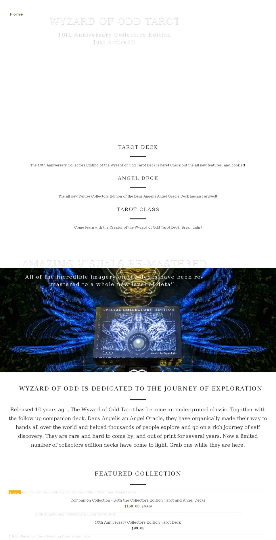 wyzardofodd.com shopify website screenshot