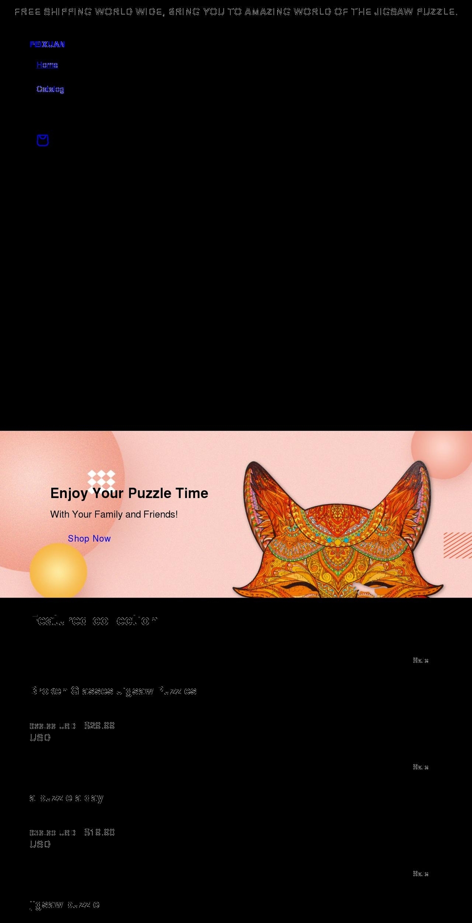 wzlingyi.com shopify website screenshot