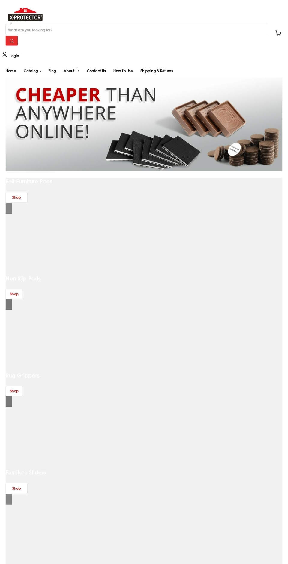 x-protector.com shopify website screenshot