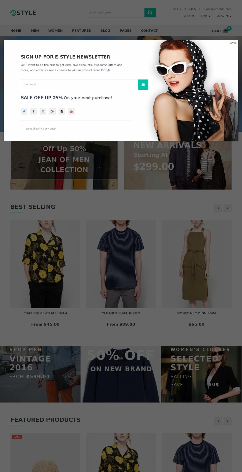 x-theme.myshopify.com shopify website screenshot