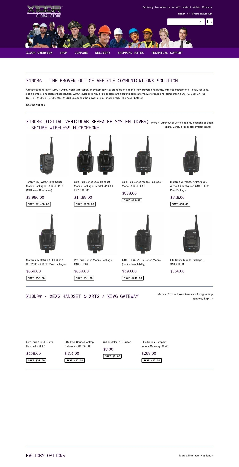 x10drglobalstore.com shopify website screenshot