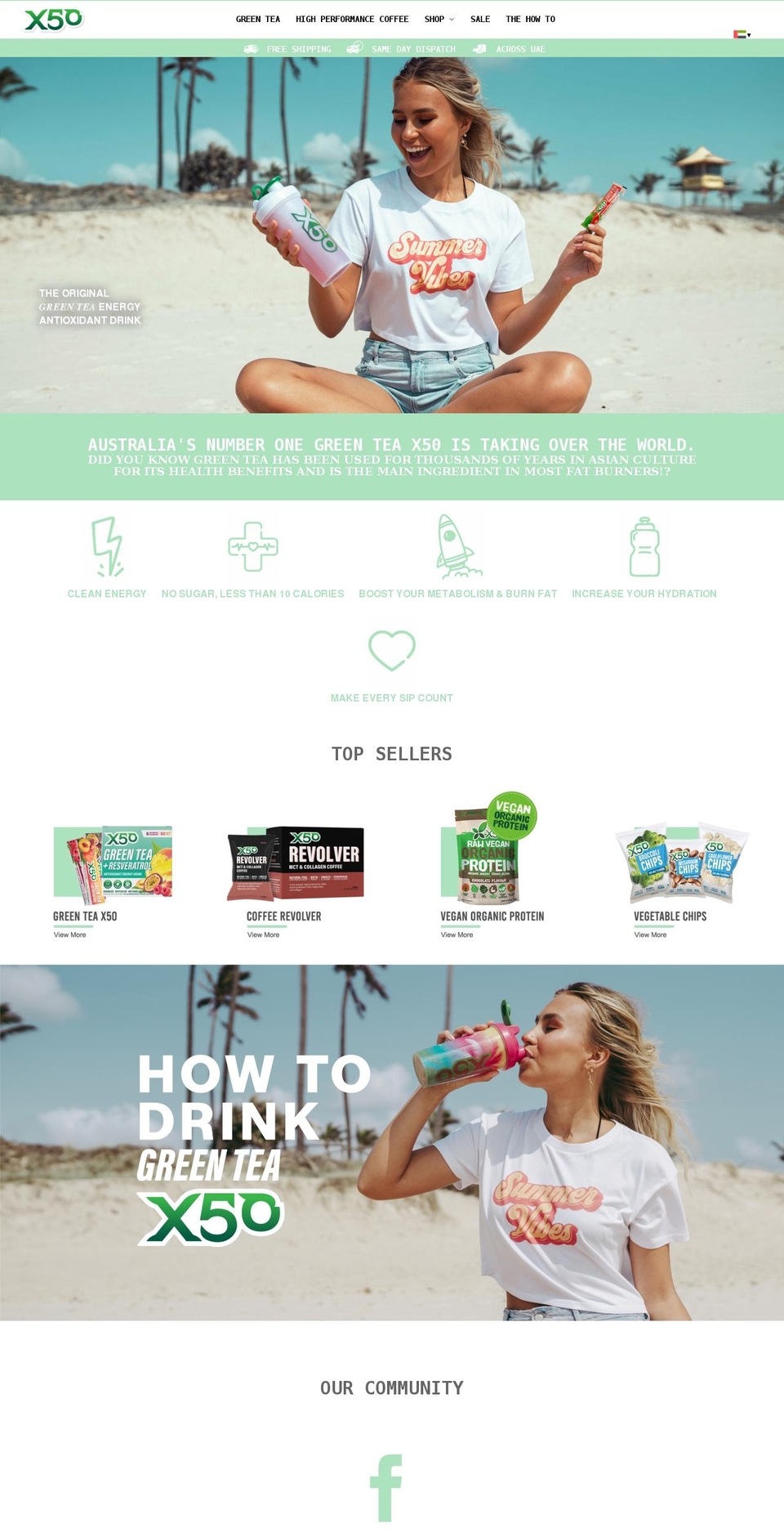 2022 Shopify theme site example x50lifestyle.ae