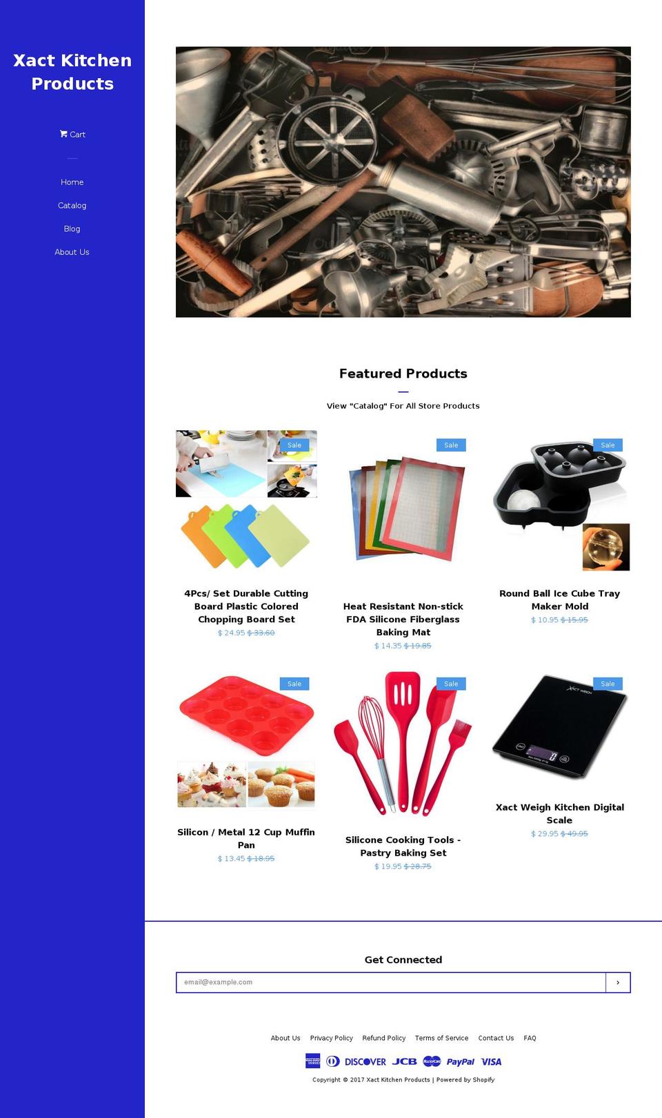 xactkitchenproducts.com shopify website screenshot