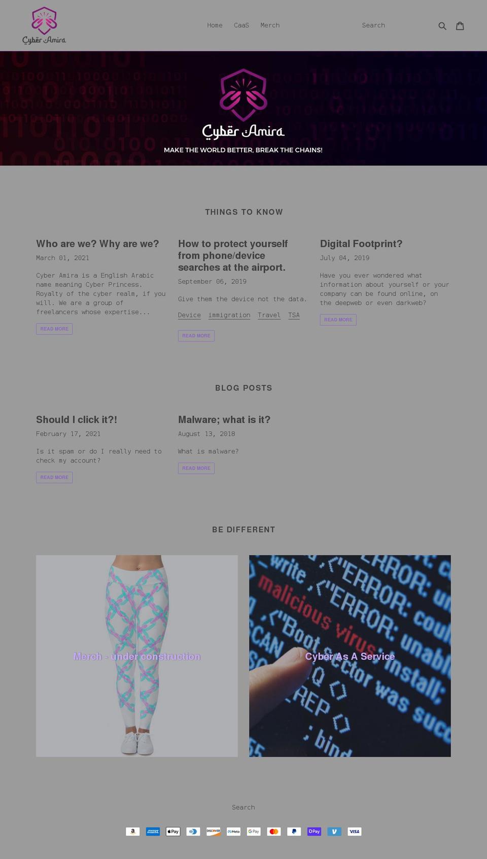 xamirax.com shopify website screenshot